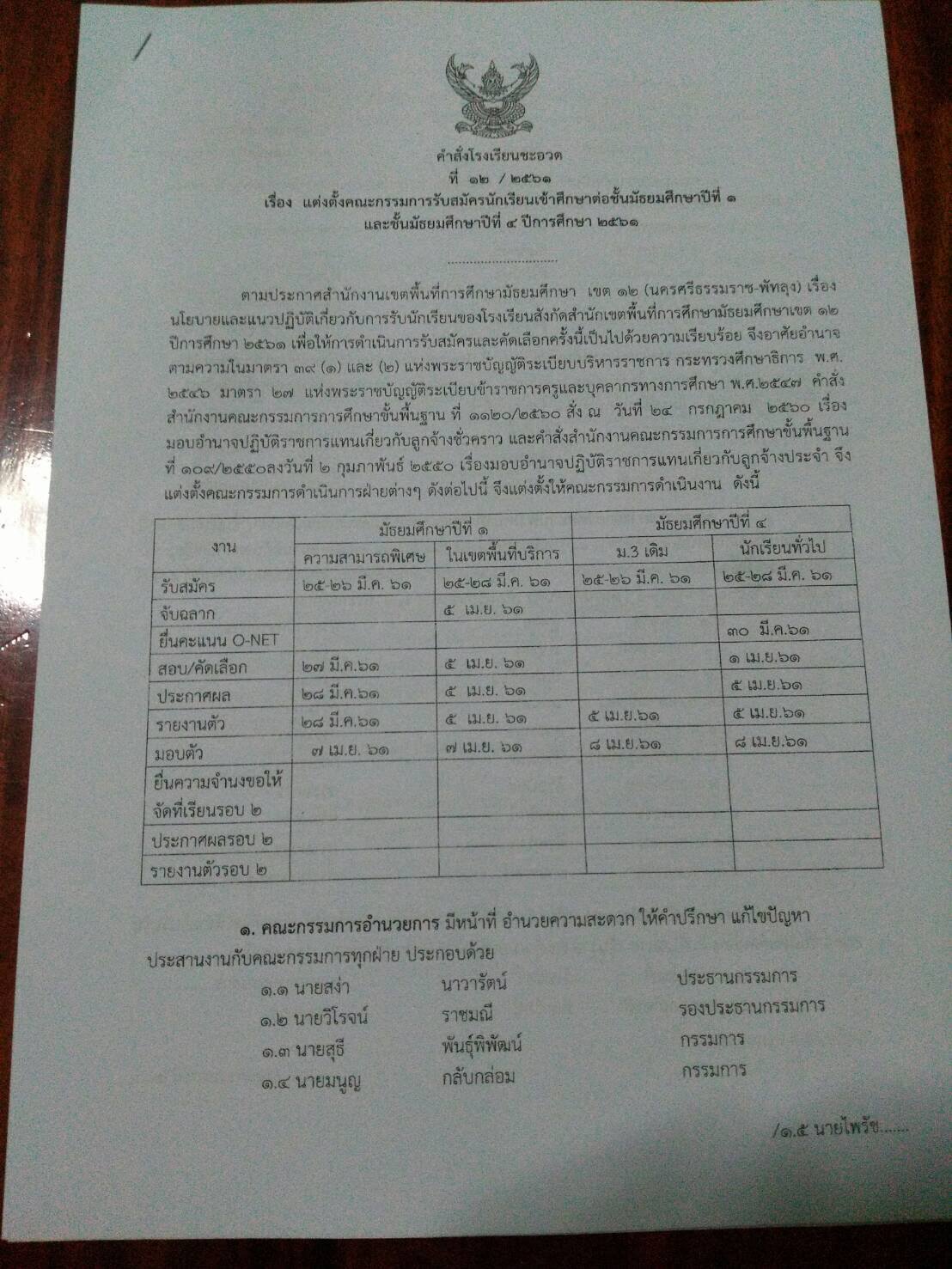 สมัครเรียนโรงเรียนชะอวด