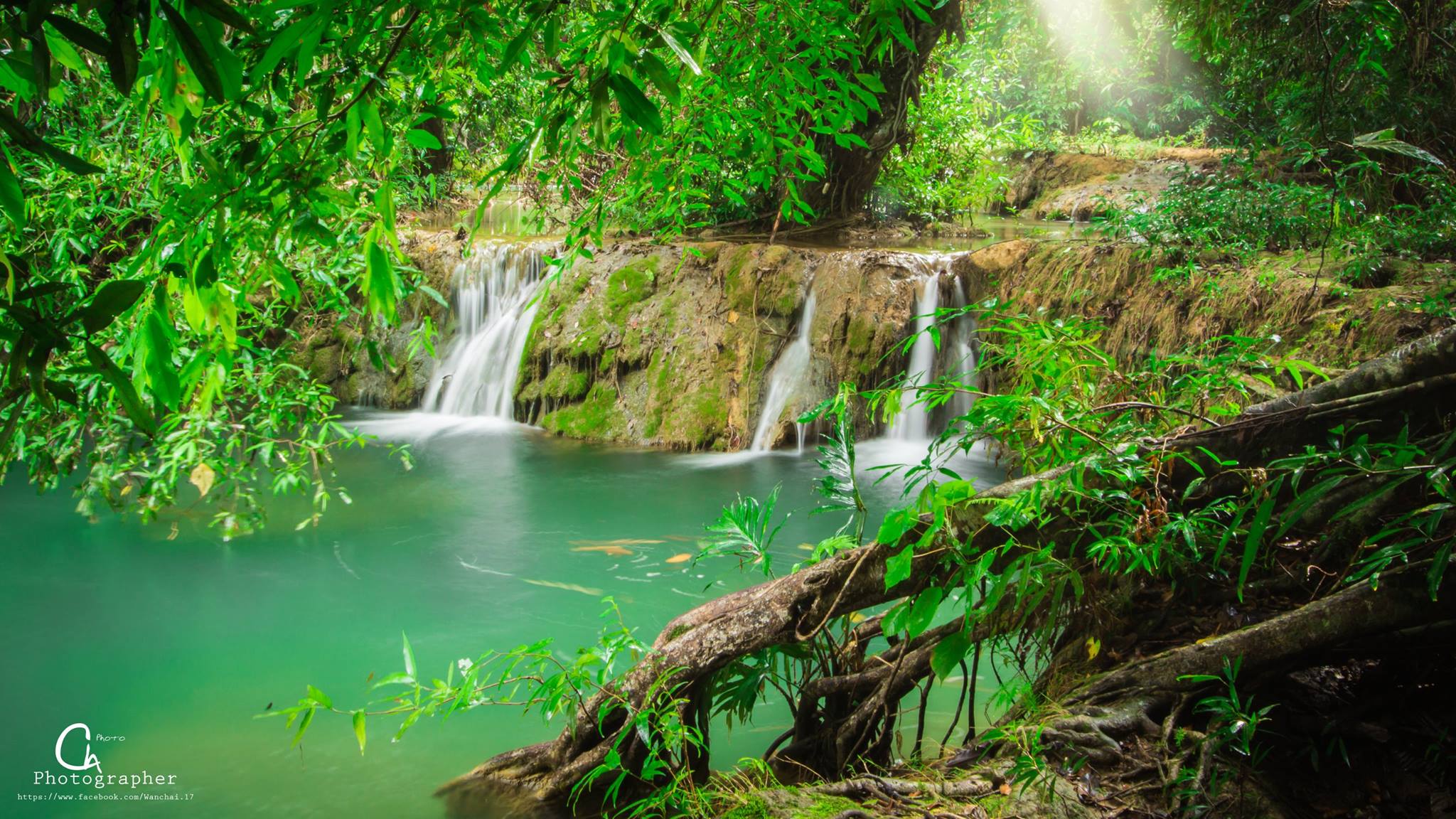 เที่ยวน้ำตกหนานสวรรค์ อำเภอชะอวด